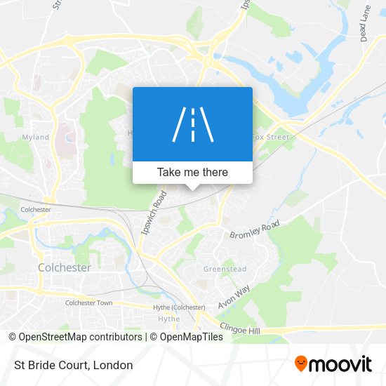 St Bride Court map