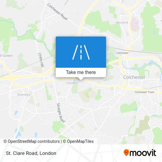 St. Clare Road map
