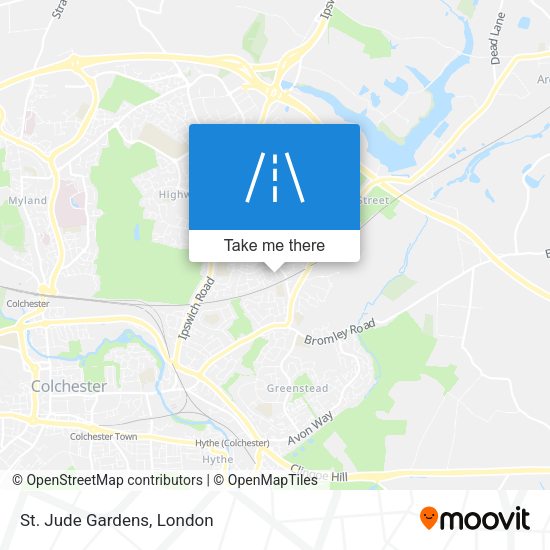 St. Jude Gardens map