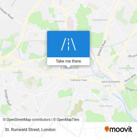 St. Runwald Street map