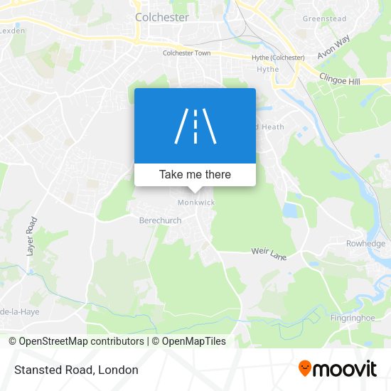 Stansted Road map