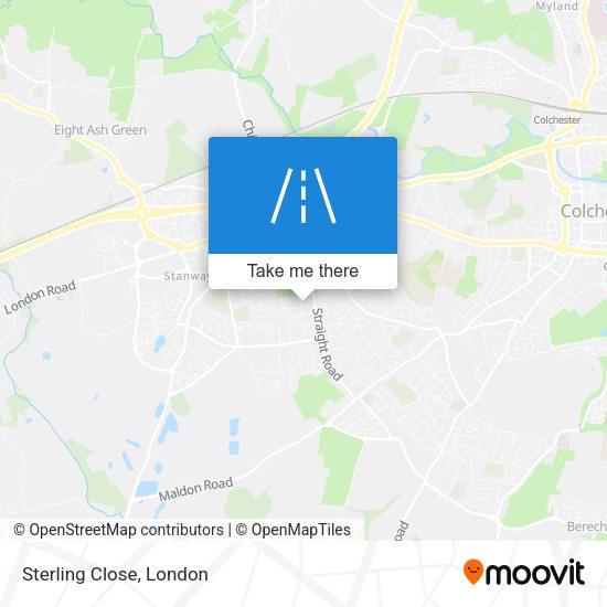 Sterling Close map