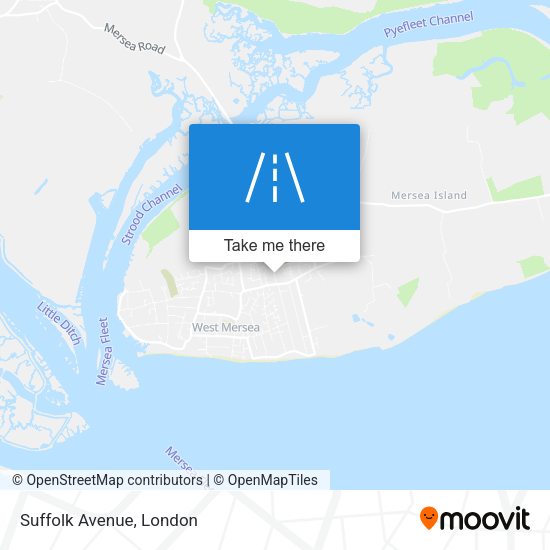 Suffolk Avenue map