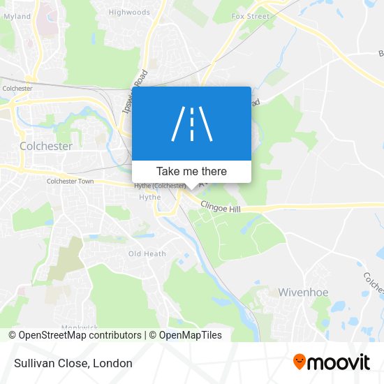 Sullivan Close map