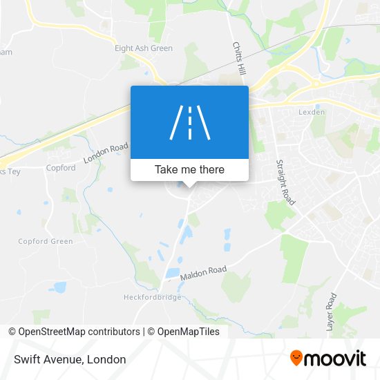 Swift Avenue map