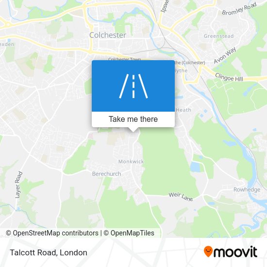 Talcott Road map