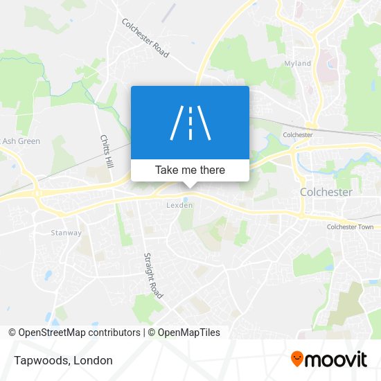 Tapwoods map