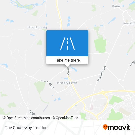 The Causeway map