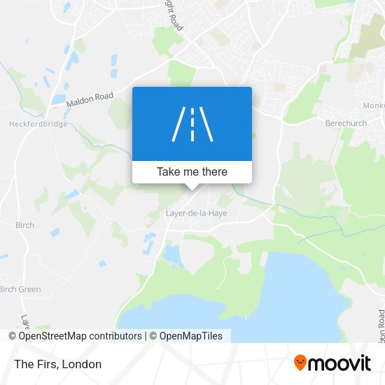 The Firs map
