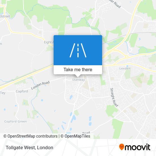 Tollgate West map