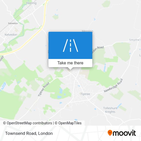 Townsend Road map