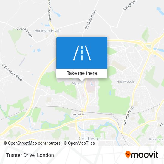 Tranter Drive map