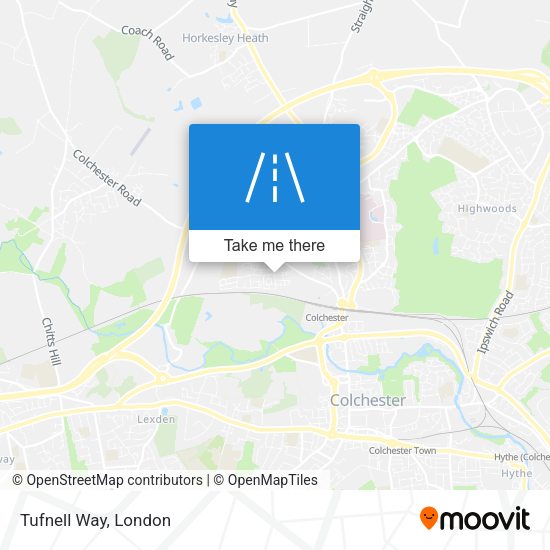 Tufnell Way map