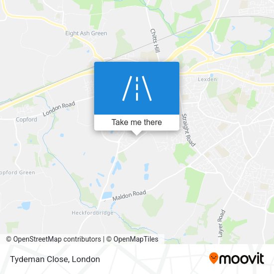 Tydeman Close map