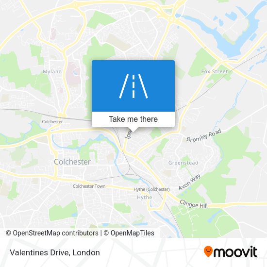 Valentines Drive map