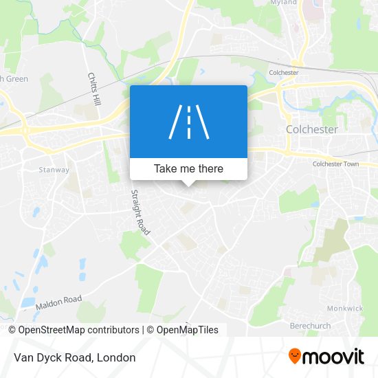 Van Dyck Road map