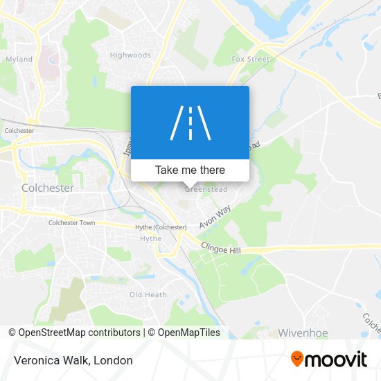 Veronica Walk map