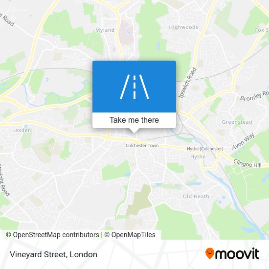 Vineyard Street map