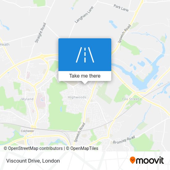 Viscount Drive map