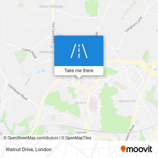 Walnut Drive map