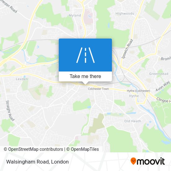 Walsingham Road map