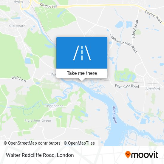 Walter Radcliffe Road map