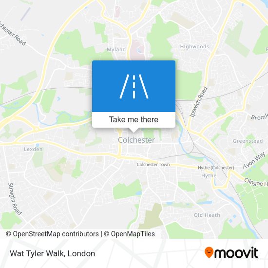 Wat Tyler Walk map
