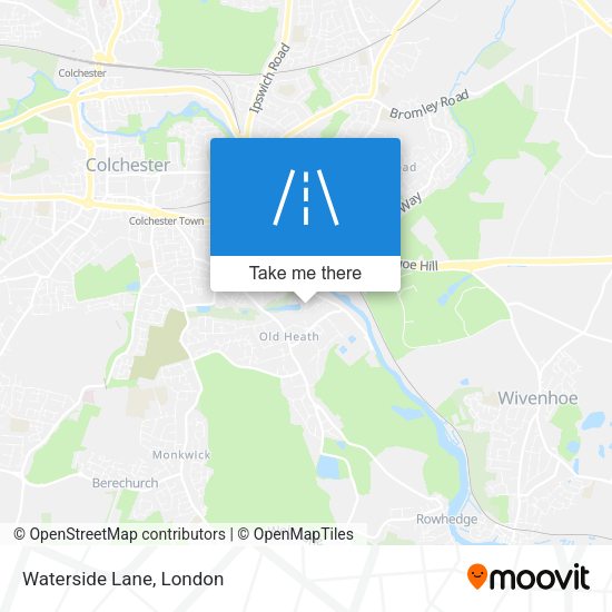 Waterside Lane map