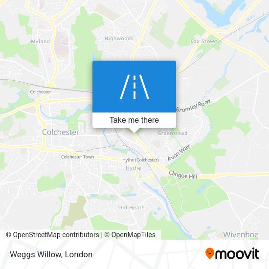 Weggs Willow map