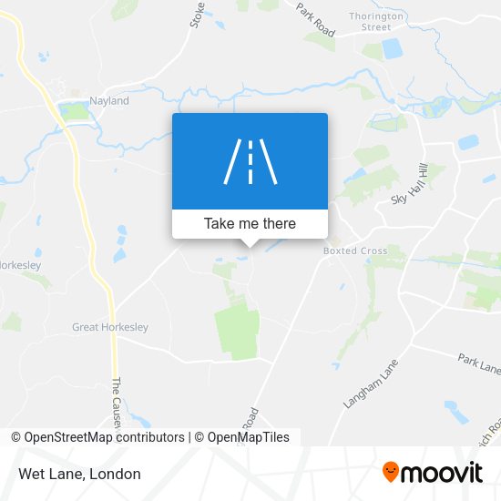 Wet Lane map
