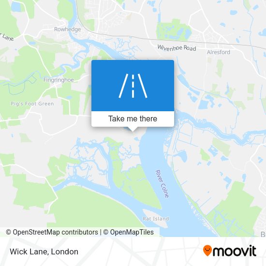 Wick Lane map
