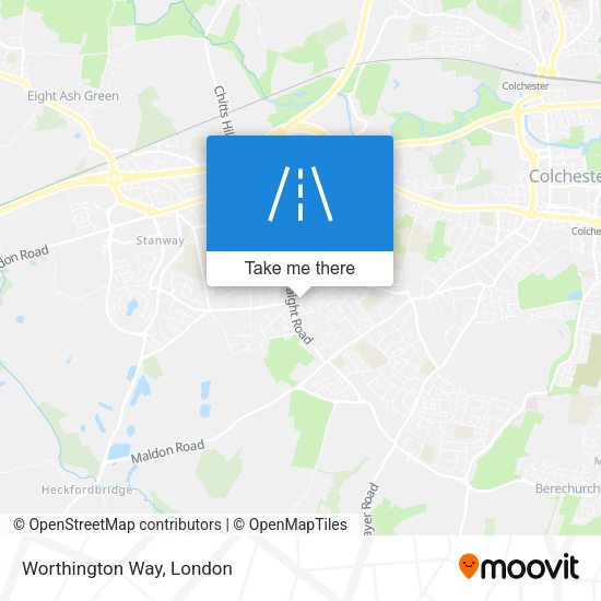 Worthington Way map
