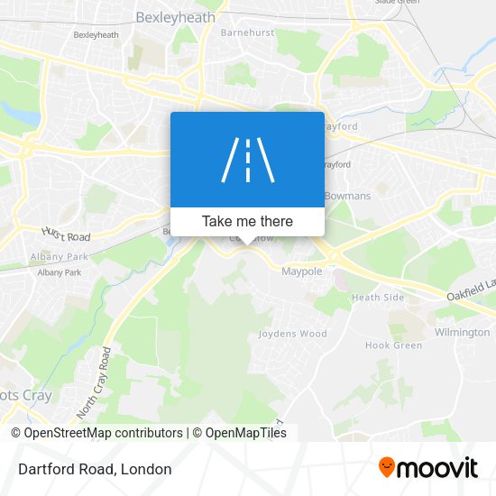 Dartford Road map