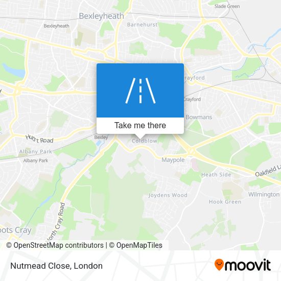 Nutmead Close map