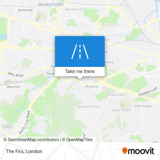 The Firs map