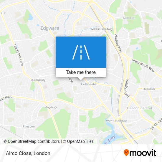 Airco Close map