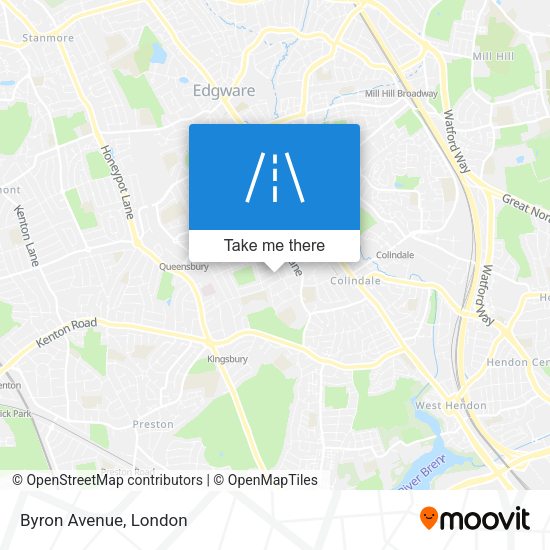 Byron Avenue map