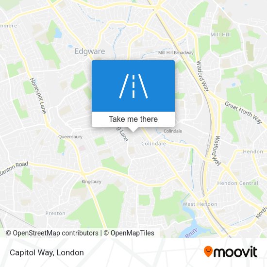 Capitol Way map