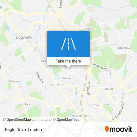 Eagle Drive map
