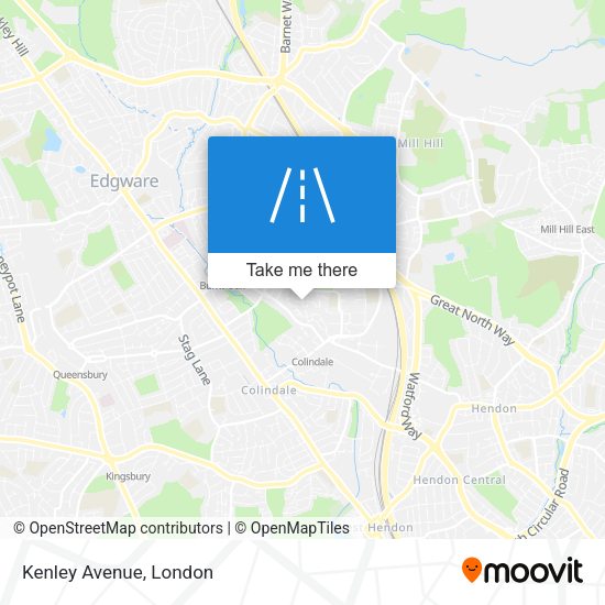 Kenley Avenue map