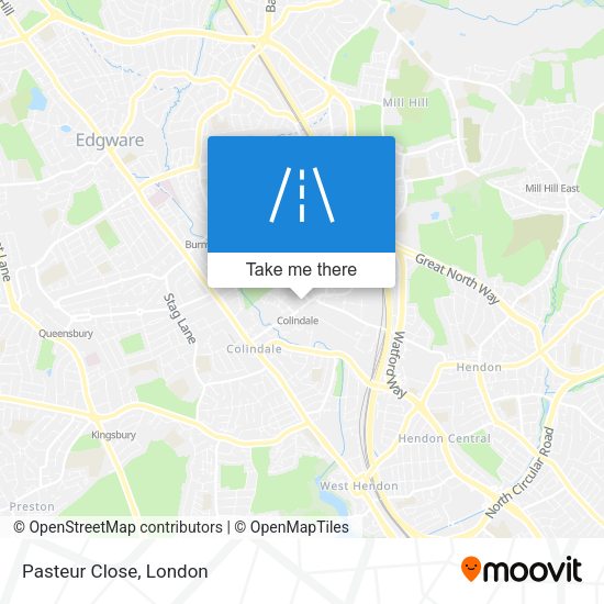 Pasteur Close map