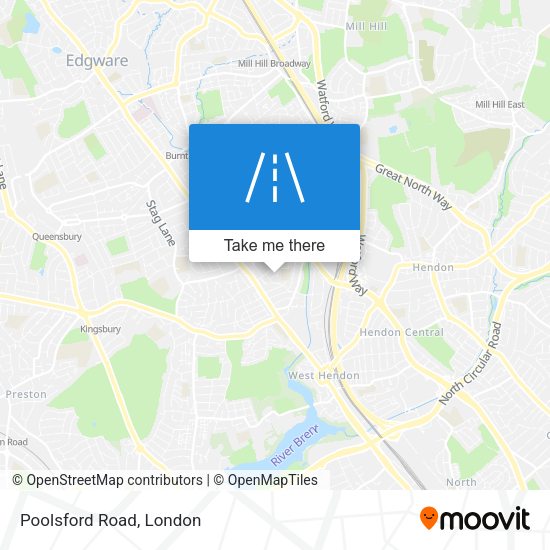Poolsford Road map