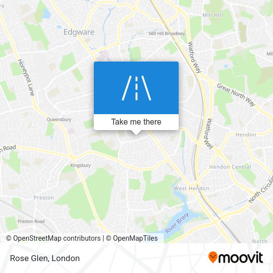Rose Glen map