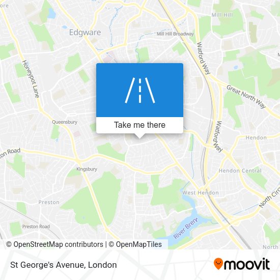 St George's Avenue map
