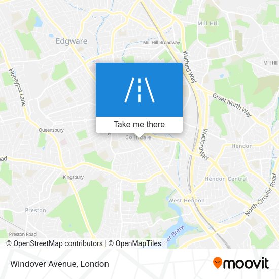 Windover Avenue map