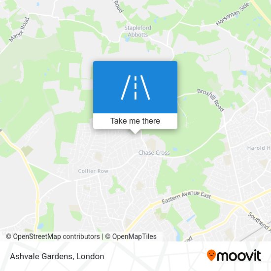 Ashvale Gardens map