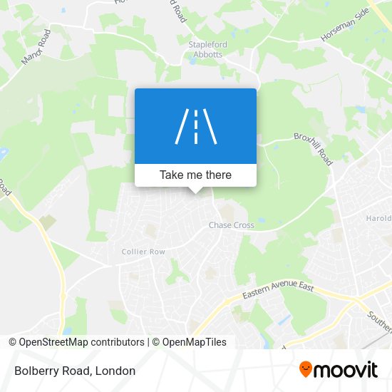 Bolberry Road map