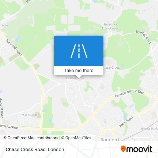 Chase Cross Road map
