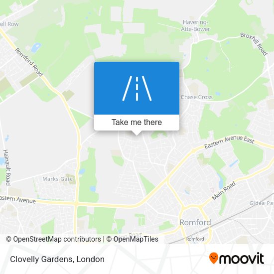 Clovelly Gardens map