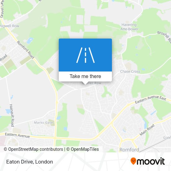 Eaton Drive map